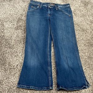 Hudson distressed jean Capri 29 waist